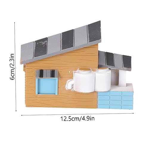 ibasenice 1 Satz Simulationsszene Hausmodell Farmszenenmodell Lernspielzeug Für Spielzeugmodell Für DIY Schmuck PVC von ibasenice