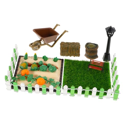 ibasenice Puppenhaus-bausatz – Miniatur-landschaftsbauernhof-zubehör – Spielzeug Für Fantasievolles Spielen Von Kindern von ibasenice