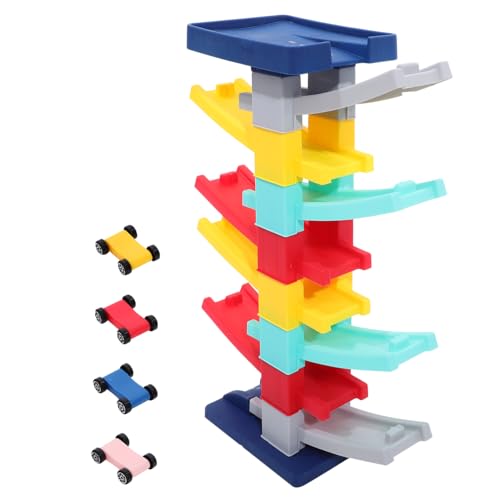 ibasenice 1 Satz Simulierter Parkplatz Kleinkind-rennstrecke Kindergeschenke -rennauto- Lernspielzeug Für Auto-Track- Rennstreckenauto- Abs von ibasenice