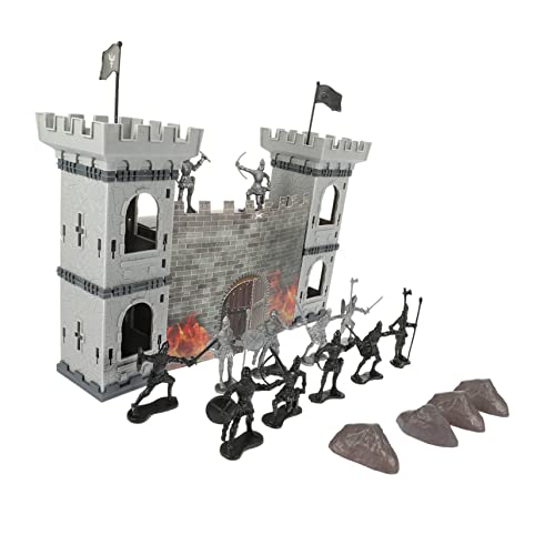 ibasenice Burg-Set Soldatenspielzeug Für Jungen Und Mädchen Plastiksoldaten-spielset 1 Set (grau) ibasenice Burg-Set Soldatenspielzeug Für Jungen Und Mädchen Plastiksoldaten-spielset 1 Set (grau) von ibasenice