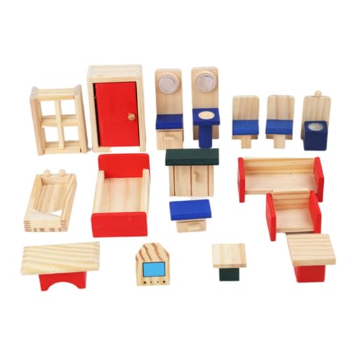 ibasenice 1 Satz Spielhaus Mini- zum Puppenhausbau Kinderspielzeug holzspielzeug für Perfektes Pädagogisches Lernspielzeug hölzern rot ibasenice 1 Satz Spielhaus Mini- zum Puppenhausbau Kinderspielzeug holzspielzeug für Perfektes Pädagogisches Lernspielzeug hölzern rot von ibasenice