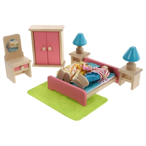 ibasenice 1 Satz Spielhaus Spielspielzeug Vorgeben Schlafzimmer Spielhaus-Requisite Pädagogisches Schlafzimmer-Modell Aus Holz Green Hölzern ibasenice 1 Satz Spielhaus Spielspielzeug Vorgeben Schlafzimmer Spielhaus-Requisite Pädagogisches Schlafzimmer-Modell Aus Holz Green Hölzern von ibasenice