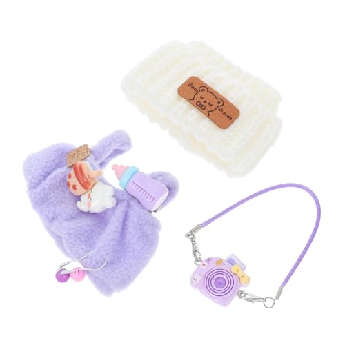 ibasenice 1 Satz Süße Plüsch Doll Zubehör mit Overall und Passendem Outfit für Kreatives Rollenspiel Zubehör für Große Puppen und Sammlungen ibasenice 1 Satz Süße Plüsch Doll Zubehör mit Overall und Passendem Outfit für Kreatives Rollenspiel Zubehör für Große Puppen und Sammlungen von ibasenice