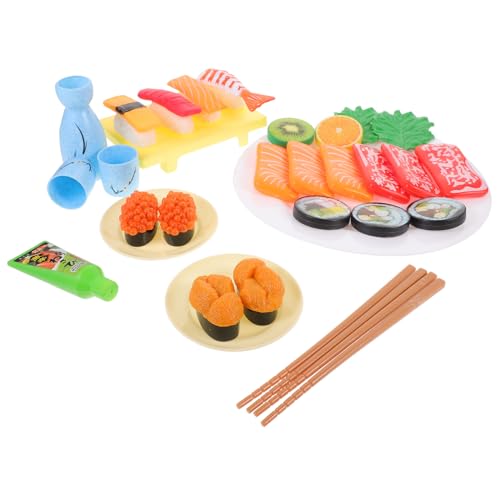 ibasenice Künstliche Sushi-Requisiten Dekoratives Gefälschtes Für Jungen Und Mädchen Miniatur-spielzeugset von ibasenice