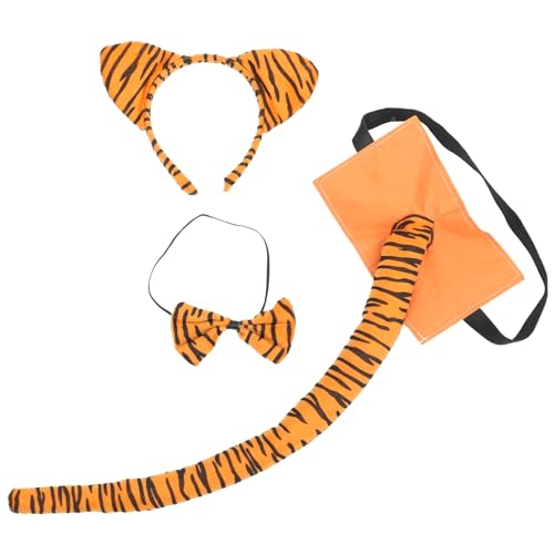 ibasenice Halloween Tiger Kostüm Set Cosplay Requisiten Kopfschmuck Festival Kragen Für Frauen von ibasenice