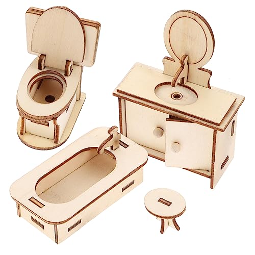 ibasenice 1 Satz Toilettenspielzeug aus Holz Puppenhaus Zubehör für Kreative Miniaturhäuser Fördert Vorstellungskraft und Motorische Fähigkeiten für Weihnachten und Geburtstage ibasenice 1 Satz Toilettenspielzeug aus Holz Puppenhaus Zubehör für Kreative Miniaturhäuser Fördert Vorstellungskraft und Motorische Fähigkeiten für Weihnachten und Geburtstage von ibasenice