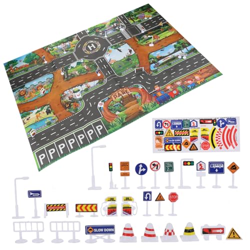 ibasenice Kleinkindspielzeug Zoo-Karte Spielmatte Verkehrsparkspielmatte Indoor-Spielzeug Abs-Material Spielzeug Zur Kognitiven Entwicklung ibasenice Kleinkindspielzeug Zoo-Karte Spielmatte Verkehrsparkspielmatte Indoor-Spielzeug Abs-Material Spielzeug Zur Kognitiven Entwicklung von ibasenice