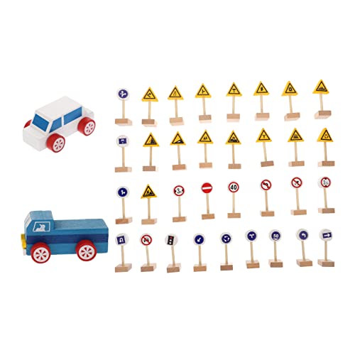 ibasenice Frühe Verkehrserziehung Jungen Und Mädchen Spielzeug Kinderspielzeug Babyspielzeug Verkehrszeichen Spielzeug Modell Verkehrszeichen Spielzeug von ibasenice