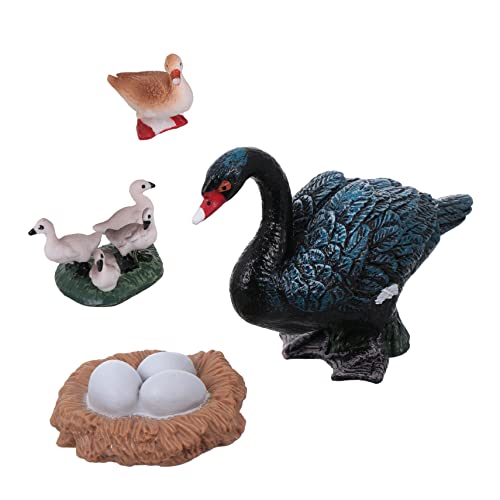 ibasenice Zoo-tierfiguren – 1 Set Vinyl-tiermodelle Simulierte Tiere Für Kinder Lernspielzeug Mit Wachstumszyklus Heimdekoration von ibasenice