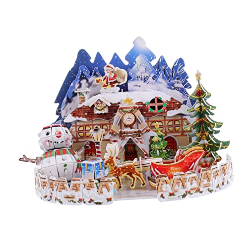 ibasenice 1 Satz Weihnachtsbausteine Blockspielzeug Zusammenbauen DIY Bausteine DIY- Für 3D-Puzzle- Papier ibasenice 1 Satz Weihnachtsbausteine Blockspielzeug Zusammenbauen DIY Bausteine DIY- Für 3D-Puzzle- Papier von ibasenice
