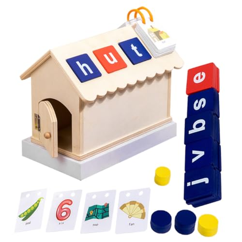 ibasenice 1 Satz Wortbuchstabierspielzeug Rechtschreibspiele Für Alphabet- Kindererziehungsspielzeug Alphabet-kabinenspielzeug Lernspielzeug Für Das Englische Alphabet Holz ibasenice 1 Satz Wortbuchstabierspielzeug Rechtschreibspiele Für Alphabet- Kindererziehungsspielzeug Alphabet-kabinenspielzeug Lernspielzeug Für Das Englische Alphabet Holz von ibasenice