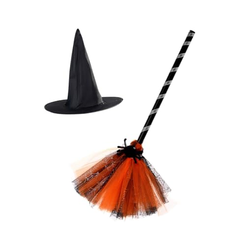 ibasenice 1satz Masquerade Hut Und Besen Prop Für Halloween Teiliges Hexen Kostüm Zubehör Dekorativer Und Besen Für Karneval Und Cosplay ibasenice 1satz Masquerade Hut Und Besen Prop Für Halloween Teiliges Hexen Kostüm Zubehör Dekorativer Und Besen Für Karneval Und Cosplay von ibasenice