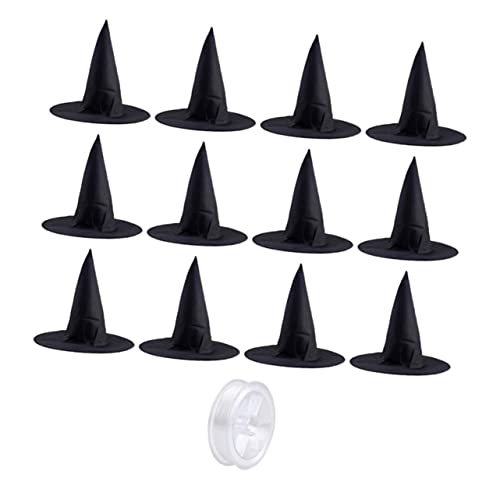 ibasenice 1satz Festliches Von Halloween Hexenhüten Oxford Wiederverwendbare Schwarze Spitzenhüte Für Partys Cosplay Und Für Halloween-events Und Kostümwettbewerbe von ibasenice