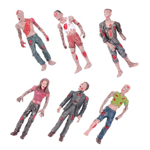 ibasenice Mini-Zombie-Figuren Mit Beweglichen Gelenken Simulation Einer Leiche Puppen Für Partystreiche von ibasenice