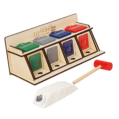 ibasenice 1 Satz Zum Sortieren Von Müll Müllsortierkarten DIY-müllsortierspielzeug Für Kinderspielzeug Spiel Zum Sortieren Von Müll Papier von ibasenice