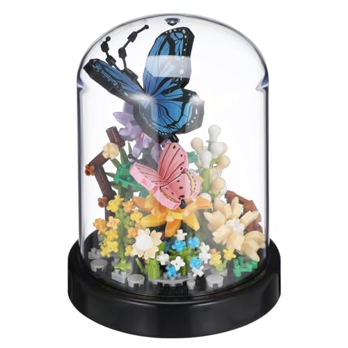 ibasenice 1 Satz eingetopfte Sonnenblume Bricolage Austausch des Quarzuhrwerks modulare Bausteine Außen Retro bastelset Blumen bastelset für Blumenstrauß Bausatz Mini-Bausätze Plastik von ibasenice