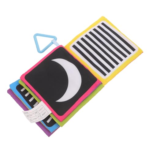 ibasenice 1 Satz für die frühe Alphabetisierung entwicklung kauspielzeug Sensory Toys Toy stoffbook Stoffbuch für Stoffbuch mit hohem Kontrast von ibasenice