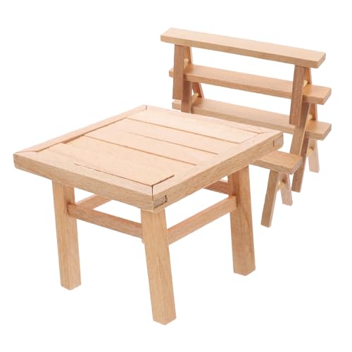 ibasenice 1 Satz hühner spielsachen für Bausteinmodell holzhaus blockbohlenhaus Puzzle-Montagemöbel Möbelspielzeug aus Holz DIY-Montagespielzeug Holzmöbel-Puzzle hölzern von ibasenice