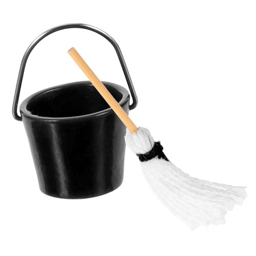 ibasenice 1 Satz -müllaufbewahrungs- -Eimer-mopp Wischmop Miniaturmopp Mini-mopp Mini-Eimer-mopp-kit Dekoration Für DIY Miniatureimer Mini-schnallendekor Mini-hausbedarf Metall ibasenice 1 Satz -müllaufbewahrungs- -Eimer-mopp Wischmop Miniaturmopp Mini-mopp Mini-Eimer-mopp-kit Dekoration Für DIY Miniatureimer Mini-schnallendekor Mini-hausbedarf Metall von ibasenice