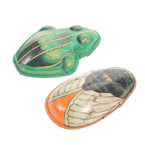 ibasenice 1 Satz nostalgisches Frosch Nostalgische Spielzeuge Insekt Tierspielzeug aufziehen Tiere für Tiermodelle lustiges Weißblech ibasenice 1 Satz nostalgisches Frosch Nostalgische Spielzeuge Insekt Tierspielzeug aufziehen Tiere für Tiermodelle lustiges Weißblech von ibasenice