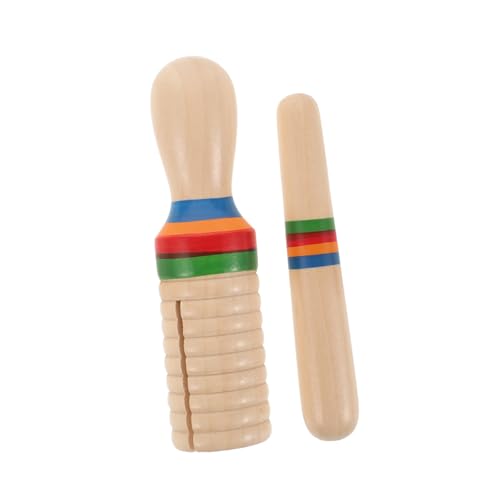 ibasenice Musikinstrumentenset Aus Holz Für Kinder Pädagogisches Musikspielzeug Mit Klangröhre Und Einfädigem Schlagwerk Sicher Und Unterhaltsam Für Die Musikalische Entwicklung des Babys ibasenice Musikinstrumentenset Aus Holz Für Kinder Pädagogisches Musikspielzeug Mit Klangröhre Und Einfädigem Schlagwerk Sicher Und Unterhaltsam Für Die Musikalische Entwicklung des Babys von ibasenice