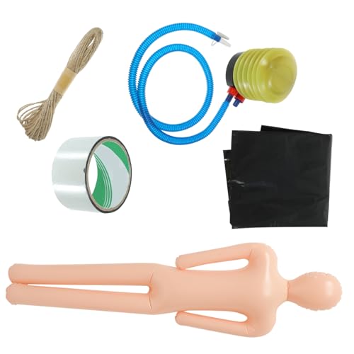ibasenice 1 Satz simulierte Leichendekorationen Halloween Dekoration Halloween-Dekoration Grusel Dekoration Zombie-Maske Kostüme Halloween-Leichen-Requisiten Spukhaus-Accessoire Plastik von ibasenice