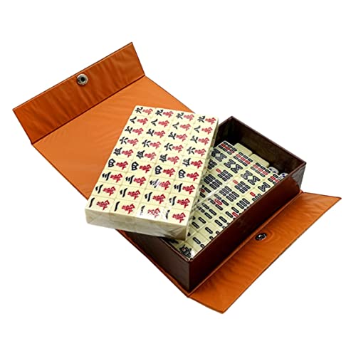 ibasenice Mahjong-Set in Reisegröße 1 Packung Chinesisches Mahjong-spielzeugset Mit Tragetasche ibasenice Mahjong-Set in Reisegröße 1 Packung Chinesisches Mahjong-spielzeugset Mit Tragetasche von ibasenice