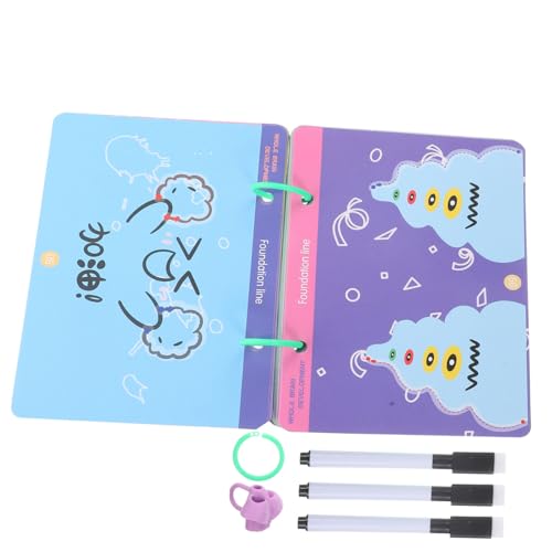 ibasenice 1 Satz zum Üben der Handschrift maltisch für malerkittel Kind Lernkarten für Kleinkind Stiftkontrolle trainieren pädagogisches Lernbuch Papier Violett ibasenice 1 Satz zum Üben der Handschrift maltisch für malerkittel Kind Lernkarten für Kleinkind Stiftkontrolle trainieren pädagogisches Lernbuch Papier Violett von ibasenice