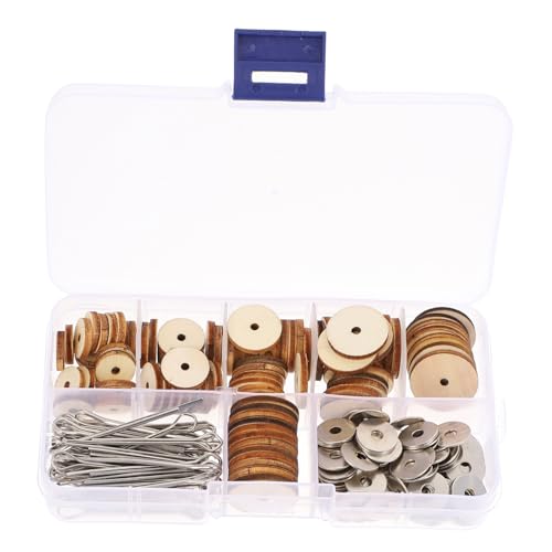 ibasenice 1 Schachtel Teiliges Holz Gelenkset für Puppen und Teddybären DIY Bastelzubehör mit Runden Kanten für Sichere Bewegliche Gelenke für Puppenherstellung und Kreative Kinderprojekte von ibasenice