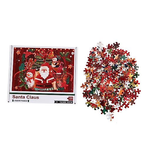 ibasenice 1 Set 1000 Stück Weihnachtspuzzle Puzzlespiel Rätsel Für Erwachsene Dekoration Weihnachtsrätsel Für Urlaubspuzzles Für Rot Papier ibasenice 1 Set 1000 Stück Weihnachtspuzzle Puzzlespiel Rätsel Für Erwachsene Dekoration Weihnachtsrätsel Für Urlaubspuzzles Für Rot Papier von ibasenice