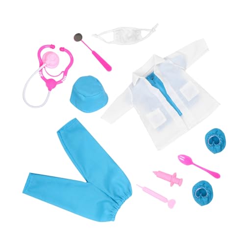 ibasenice 1 Set 18-Zoll-puppenkleidung: Arzt-Outfit Und Accessoires Zum Anziehen – Miniaturuniform Für Rollenspiele Und Fantasievolles Rollenspiel ibasenice 1 Set 18-Zoll-puppenkleidung: Arzt-Outfit Und Accessoires Zum Anziehen – Miniaturuniform Für Rollenspiele Und Fantasievolles Rollenspiel von ibasenice