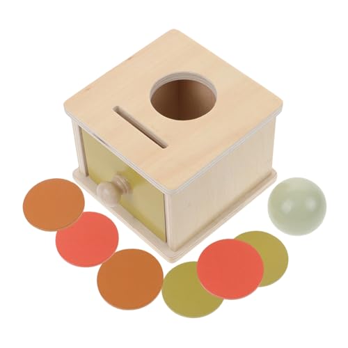 ibasenice 1 Set Ball Werfen Münze Box Kiefer Holz ibasenice 1 Set Ball Werfen Münze Box Kiefer Holz von ibasenice