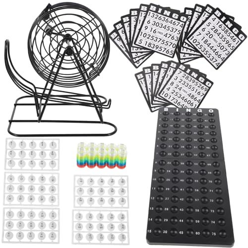 ibasenice 1 Set Bingo Partyzubehör Brettspiel Partyspiel Partygeschenke Spielzubehör Familienspiel Rollkäfig Party Requisiten Lustiges Für Partys Metall ibasenice 1 Set Bingo Partyzubehör Brettspiel Partyspiel Partygeschenke Spielzubehör Familienspiel Rollkäfig Party Requisiten Lustiges Für Partys Metall von ibasenice