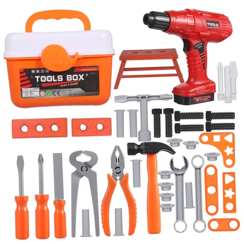 ibasenice 1 Set Box Elektrische Bohrmaschine Werkzeugkasten LKW Spielzeugautos Bulldozer Kit Sandkasten Basteln Akku Handbohrmaschine Kette Kartenbehälter Werkzeugkasten Spielspielzeug ibasenice 1 Set Box Elektrische Bohrmaschine Werkzeugkasten LKW Spielzeugautos Bulldozer Kit Sandkasten Basteln Akku Handbohrmaschine Kette Kartenbehälter Werkzeugkasten Spielspielzeug von ibasenice