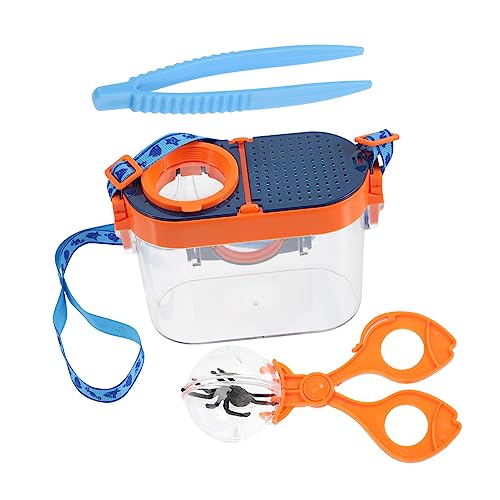 ibasenice 1 Set Box Insekt Lupe Zoo Raupe Kit Beobachtung Container Acryl von ibasenice