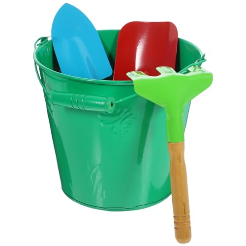 ibasenice 1 Set Eiseneimer Set Kinderspielzeug Sommerspielzeug Sommerspielzeug Sommerspielzeug Schaufel Kindersandschaufeln Sandspielzeug Graben Kinderschaufelspielzeug Eiseneimerspielzeug von ibasenice