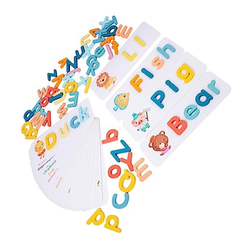 ibasenice Pädagogisches Alphabet-puzzlespielzeug Für Kinder – Spiele Zum Erlernen Passender Buchstaben von ibasenice