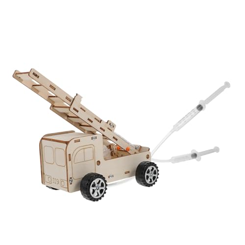 ibasenice Feuerwehrleiterwagen-Modell – Feuerwehrauto Aus Holz Für Kinder Zusammenbauspielzeug Pädagogisches Experimentierset ibasenice Feuerwehrleiterwagen-Modell – Feuerwehrauto Aus Holz Für Kinder Zusammenbauspielzeug Pädagogisches Experimentierset von ibasenice