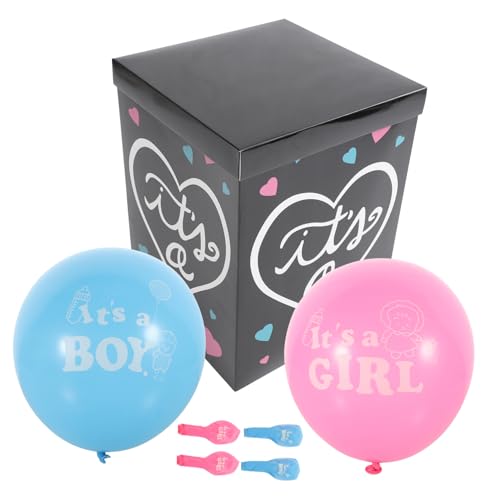 ibasenice 1 Set Gender Reveal Box Mit Ballons Dekorationsset Für Shower Geschenkbox Für Geschlechtsenthüllung Inkl 3 Blaue Und 3 Ballons Schwarze Box A ibasenice 1 Set Gender Reveal Box Mit Ballons Dekorationsset Für Shower Geschenkbox Für Geschlechtsenthüllung Inkl 3 Blaue Und 3 Ballons Schwarze Box A von ibasenice