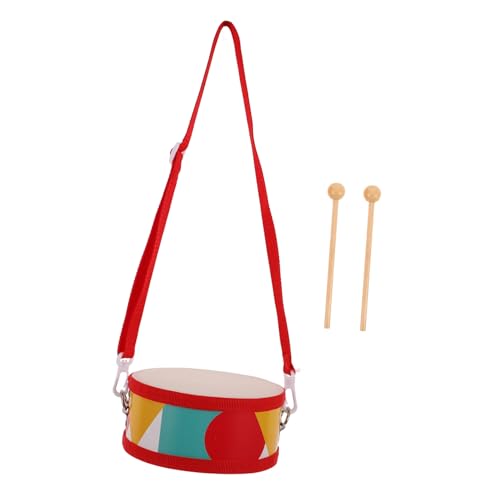 ibasenice 2-seitiges Kindertrommelset – Früherziehungs-schlagzeugspielzeug Für Kleinkinder Und Vorschulkinder – Sichere Materialien – Trommel Zum Musiklernen von ibasenice