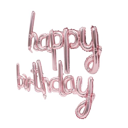 ibasenice Bunt Luftballon Happy Birthday Ballons Girlande 1 Set Happy Birthday Folienballons Rosé Geburtstagsdekoration Für Frauen Folienballons Für Die Party Festival Ballons Für Die Feier ibasenice Bunt Luftballon Happy Birthday Ballons Girlande 1 Set Happy Birthday Folienballons Rosé Geburtstagsdekoration Für Frauen Folienballons Für Die Party Festival Ballons Für Die Feier von ibasenice