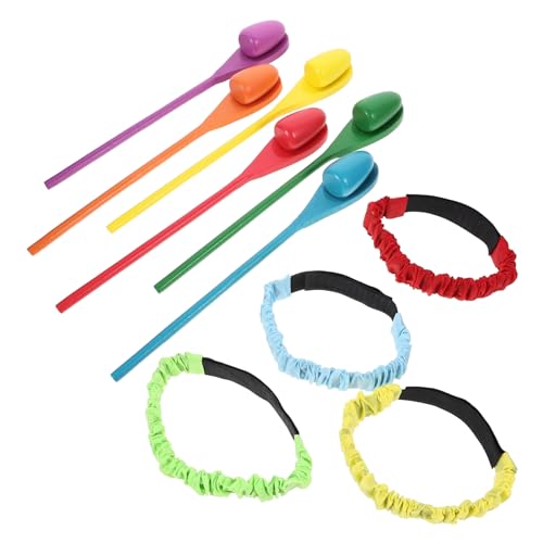 ibasenice 1 Set Holz Gummi Sensorischen Für Outdoor Spiel Ausbildung Party Spiel Polyester von ibasenice