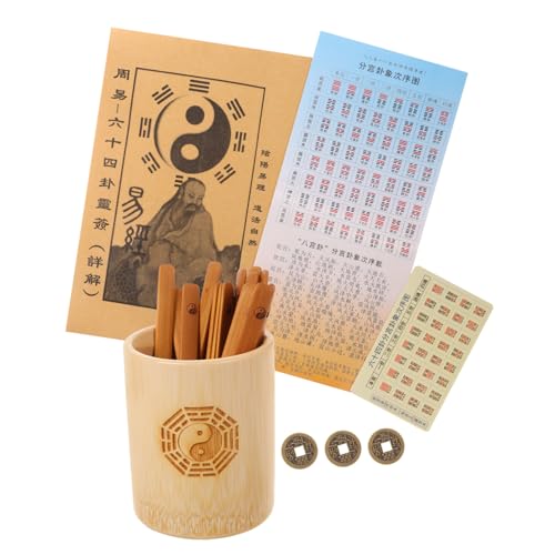 ibasenice Einzigartiges Chinesisches Wahrsagewerkzeug Wahrsagespiel-Requisiten Vintage Und Künstlerisch ibasenice Einzigartiges Chinesisches Wahrsagewerkzeug Wahrsagespiel-Requisiten Vintage Und Künstlerisch von ibasenice