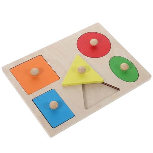 ibasenice 1 Set Kids Form Erkennen Spielzeug Hölzerne Pädagogische Spiele Form Match Spielzeug von ibasenice