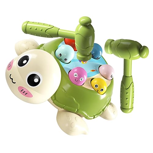 ibasenice Pädagogisches Hämmerspielzeug-Set Whack-schildkröten-Spiel Für Kleinkinder 1–3 Interaktives Hämmerspielzeug Für Jungen Und Mädchen von ibasenice