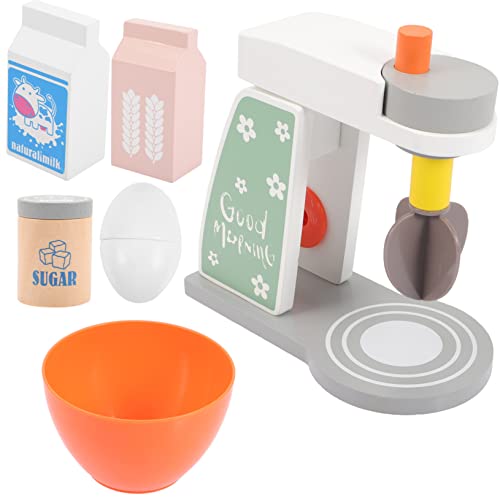 ibasenice 1 Set Küchen Mixer Für Holzspielzeug Mixer Set Für Kreatives Rollenspiel Der Küche Ideales Für ädchen Und Jungen Ab 3 Jahren von ibasenice