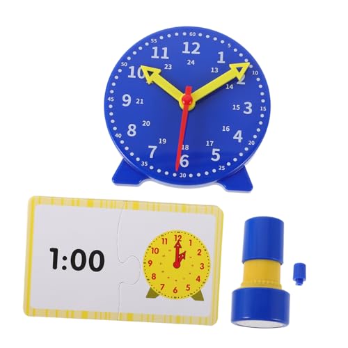 ibasenice 1 Set Lehruhr Zeitlernstempel Uhr Stempel Klassenzimmeruhren Für Schüler Kinderuhr Erkennungsstempel Kinderuhr Lernen Analoguhr Kunststoff von ibasenice