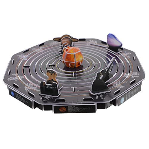 ibasenice 1 Set Luft Und Raumfahrt 3D Puzzle Puzzles Puzzle Lustige Solar System Puzzle 3D Puzzle 3D Puzzle Cartoon Jigsaw Pädagogisches Puzzle Papier von ibasenice