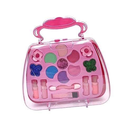 ibasenice 1 Set Mädchen Make Up Tool Prinzessin Handtasche Mädchen Mädchen Mädchen Kosmetik Spielhaus Make Up Zubehör Rosa von ibasenice