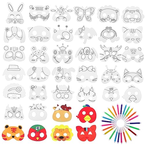 ibasenice 1 Set Maske Elastische Kordel Papier Tiermaske Halloween Maske Aufkleber Maskerade Gesichtsmaske Hautpflege Leuchtmaske LED Lichtmaske Farbe Blankomaske Tonmaske ibasenice 1 Set Maske Elastische Kordel Papier Tiermaske Halloween Maske Aufkleber Maskerade Gesichtsmaske Hautpflege Leuchtmaske LED Lichtmaske Farbe Blankomaske Tonmaske von ibasenice